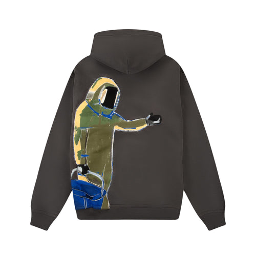 "astro" Hoodie grey