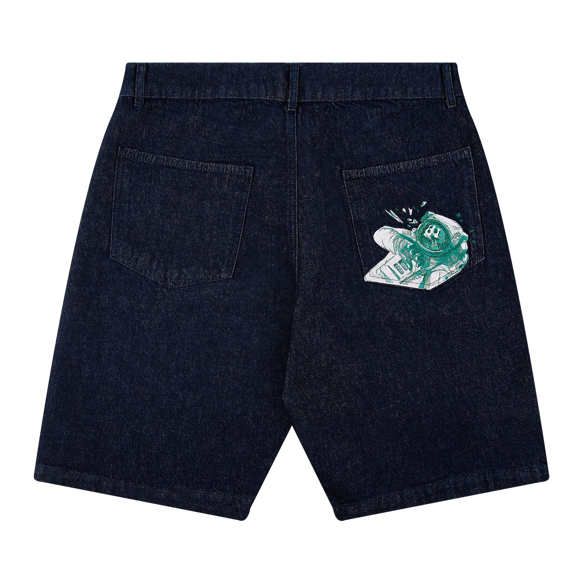 パンツ derschutze buggy short denim