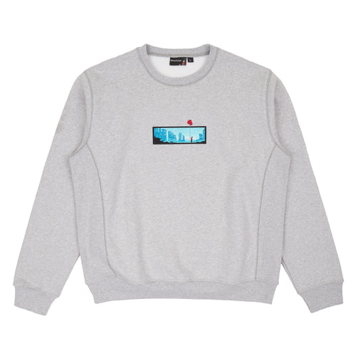 "waisenkind" crewneck grey melange