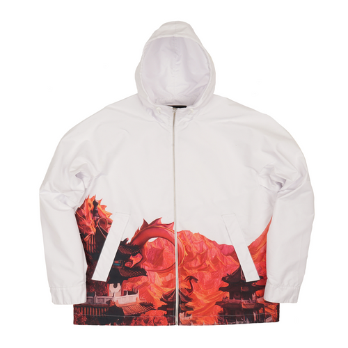 "dragon" windbreaker white preorder