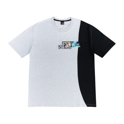 "CN" T-Shirt black/grey