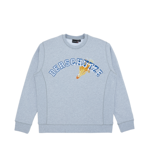 "asteroids" Crewneck grey melange