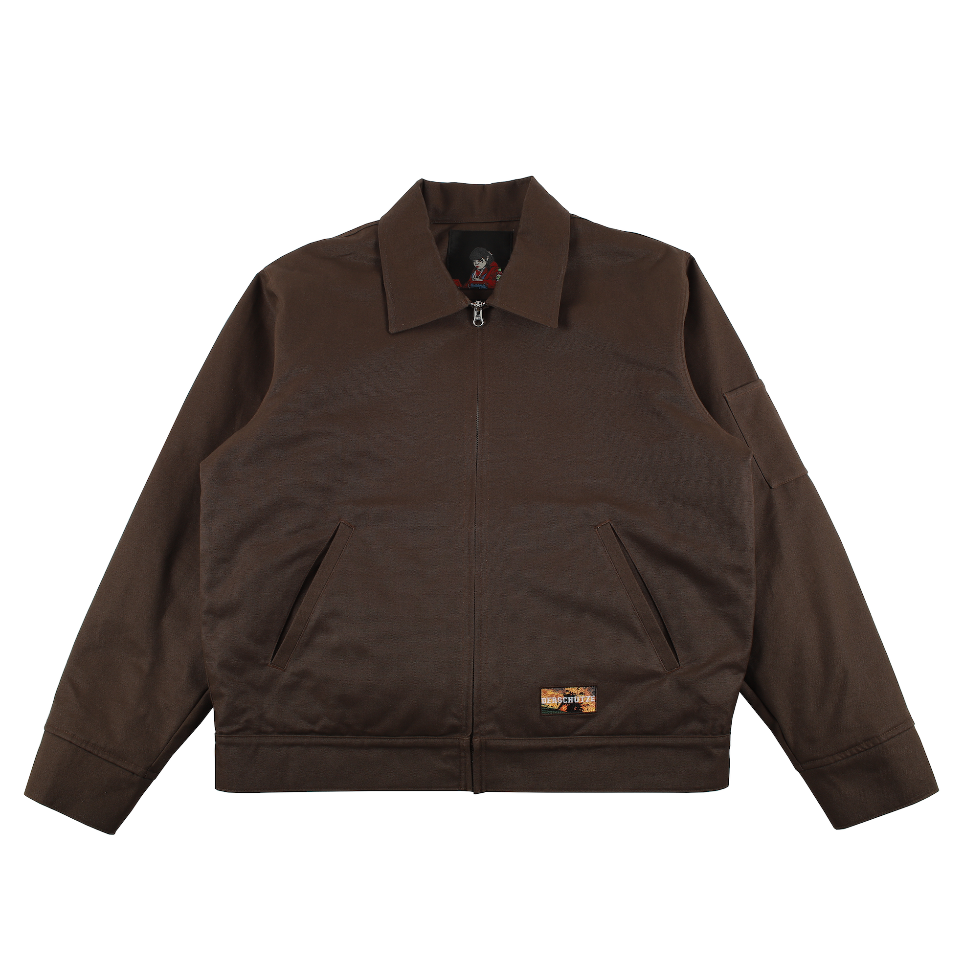 2022新春福袋】 22fw derschutze Work Jacket Brown XL マウンテン