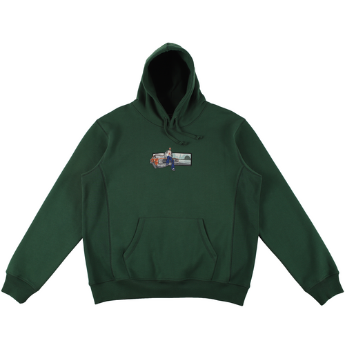 "grand theft" Hoodie green