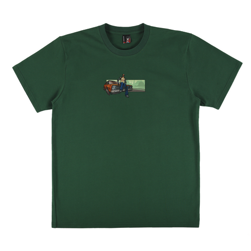 "grand theft" T-shirt green