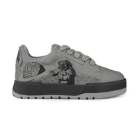 "astro" chunky sneaker light grey