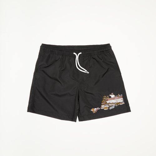 "ghost" swim shorts