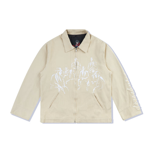 "derpate" workwear Jacket beige