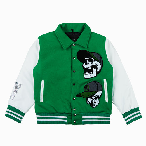 "golf and skulls" Varsity Jacket